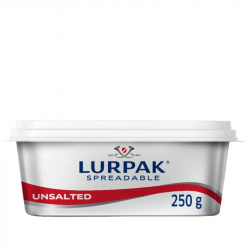 Lurpak Spreadable Butter Unsalted 250g