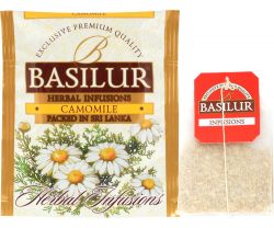 Basilur Herbal Infusion - Horeca- Foiled Envelope Tea Bag (100E) Chamomile - 120g