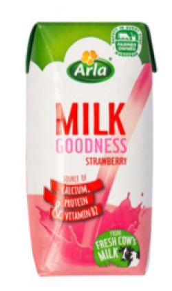 Arla UHT Strawberry Milk 1.5% (200ml)