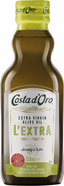 Costa D'oro Extra Virgin Olive Oil- Glass 250ml